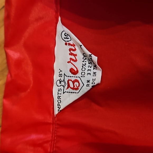 VINTAGE RETRO 60'S BERNI RAIN JACKET RED - Picture 7 of 13